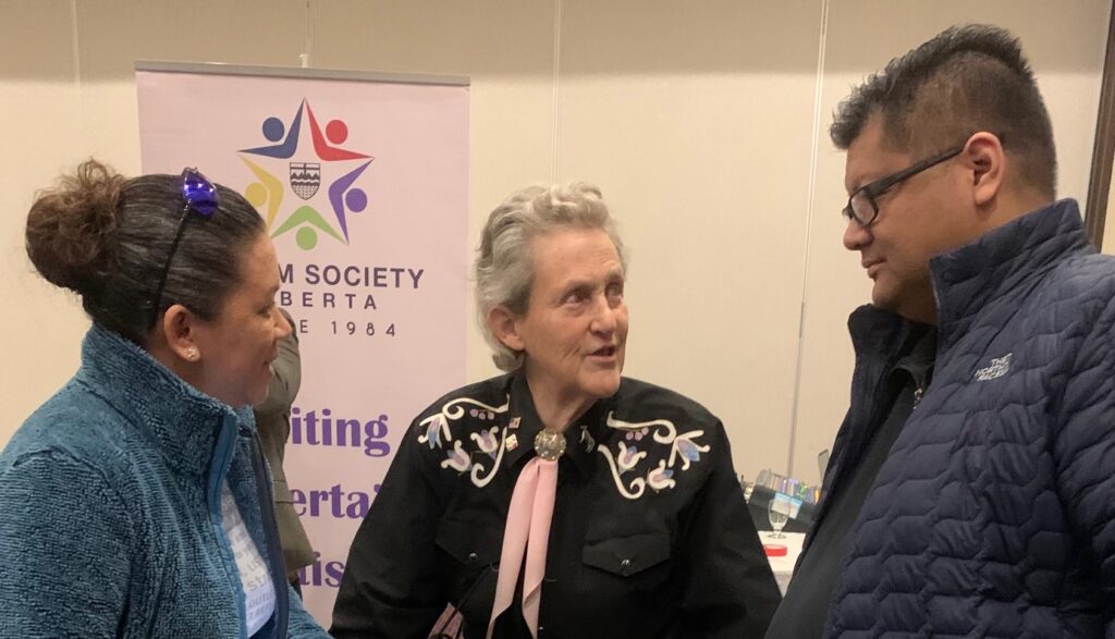 Vincent Michael dela Luna with Temple Grandin